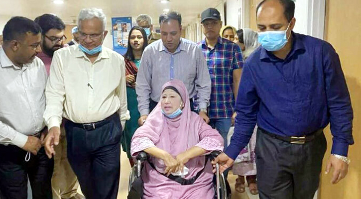 Khaleda Zia admitted to Evercare Hospital again
